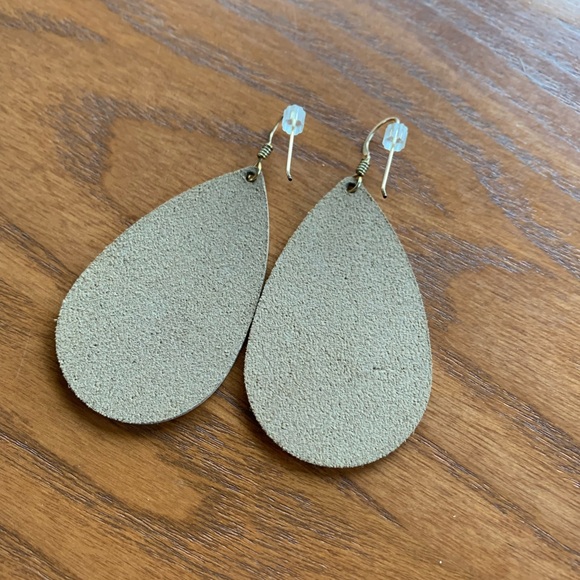 Leather Earrings - Picture 3 of 4